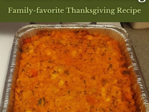 Tex-Mex Chorizo, Squash & Jalapeo Cornbread Dressing