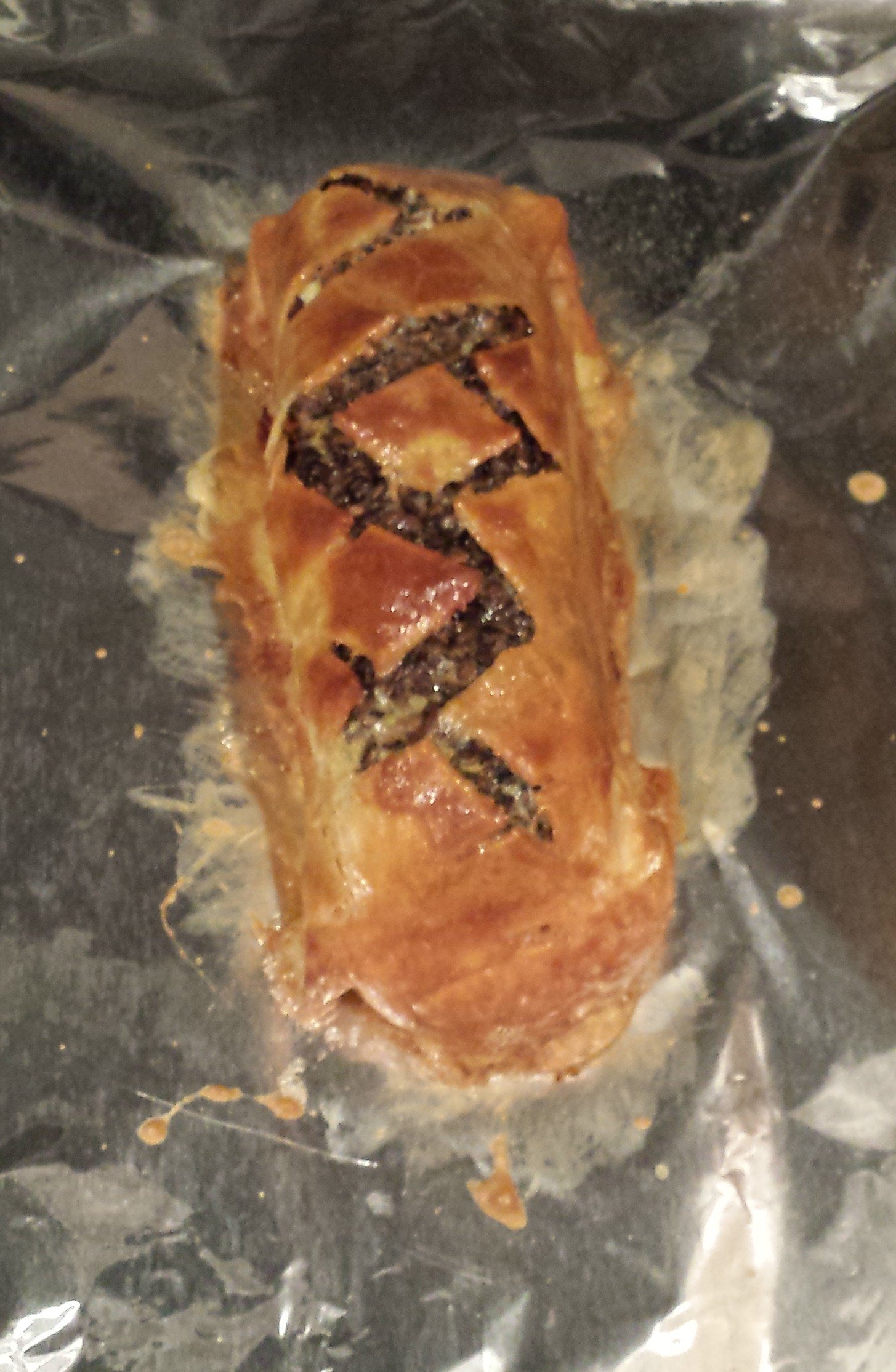 Baked salmon en croute