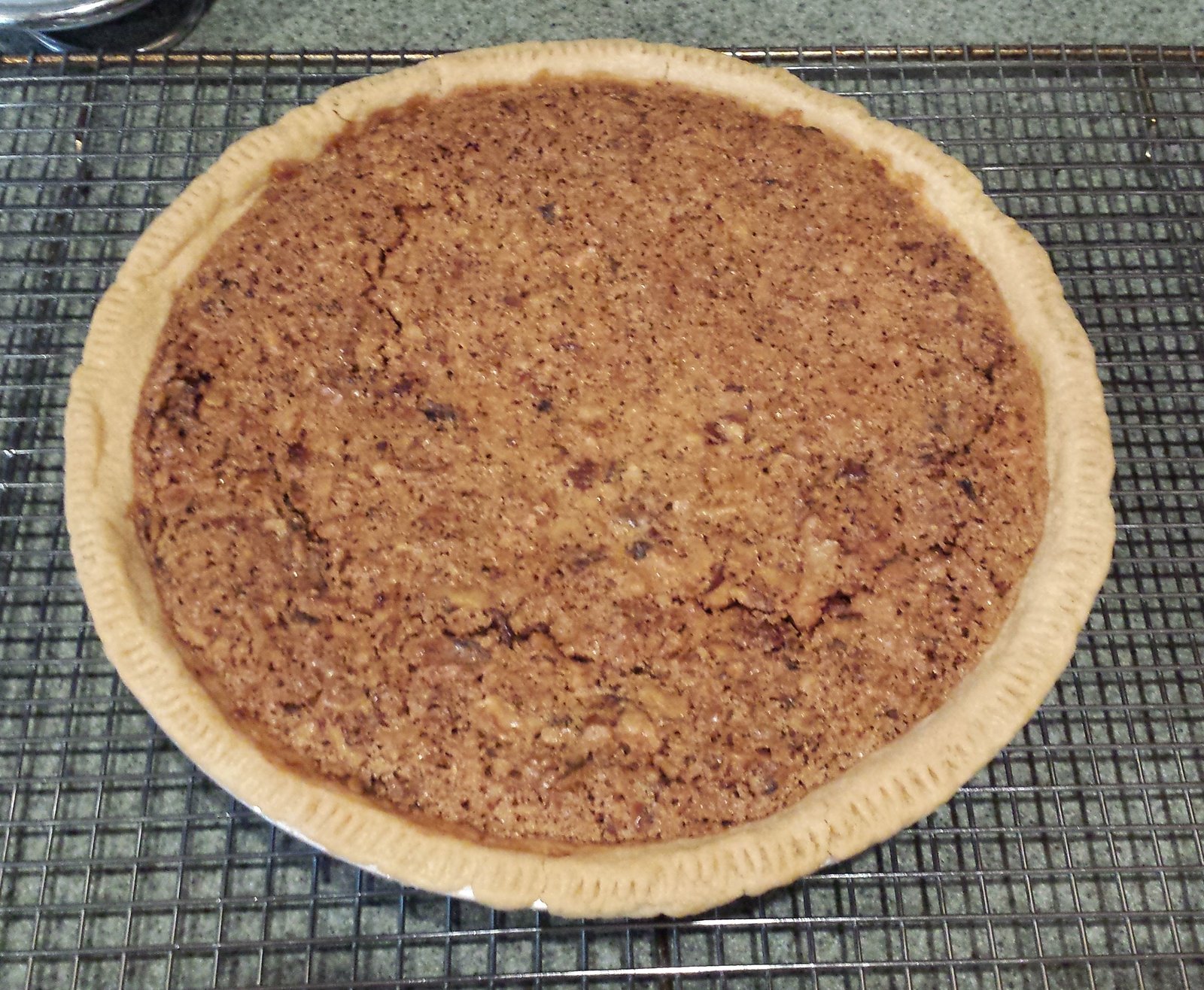Bacon-Maple-Bourbon Walnut Pie