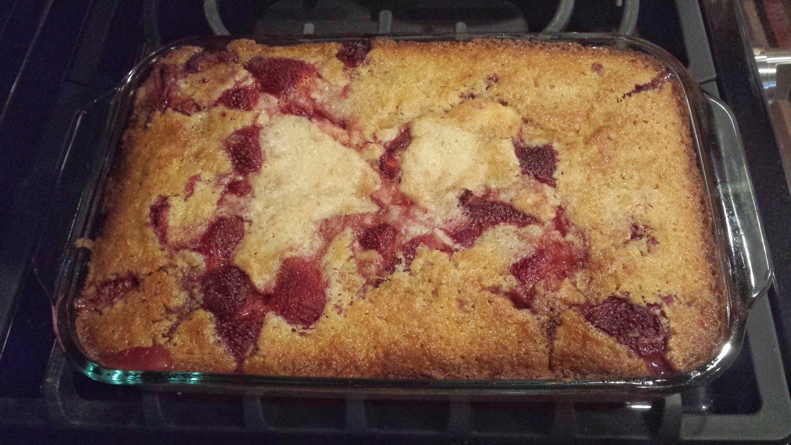 Strawberry-cobbler